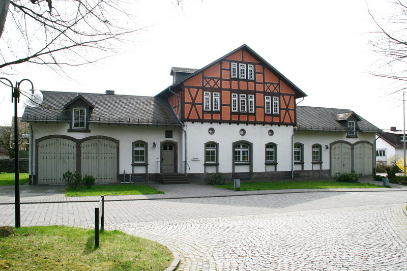 Die Remise im Schlosspark von Großen-Buseck.