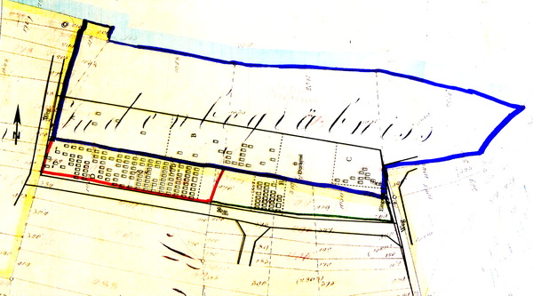 Judenfriedhof - Parzelle und Lageplan