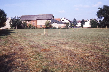 Schlosspark 1999, Gelände vor Baubeginn.