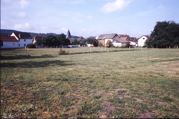Schlosspark 1999, Gelände vor Baubeginn.